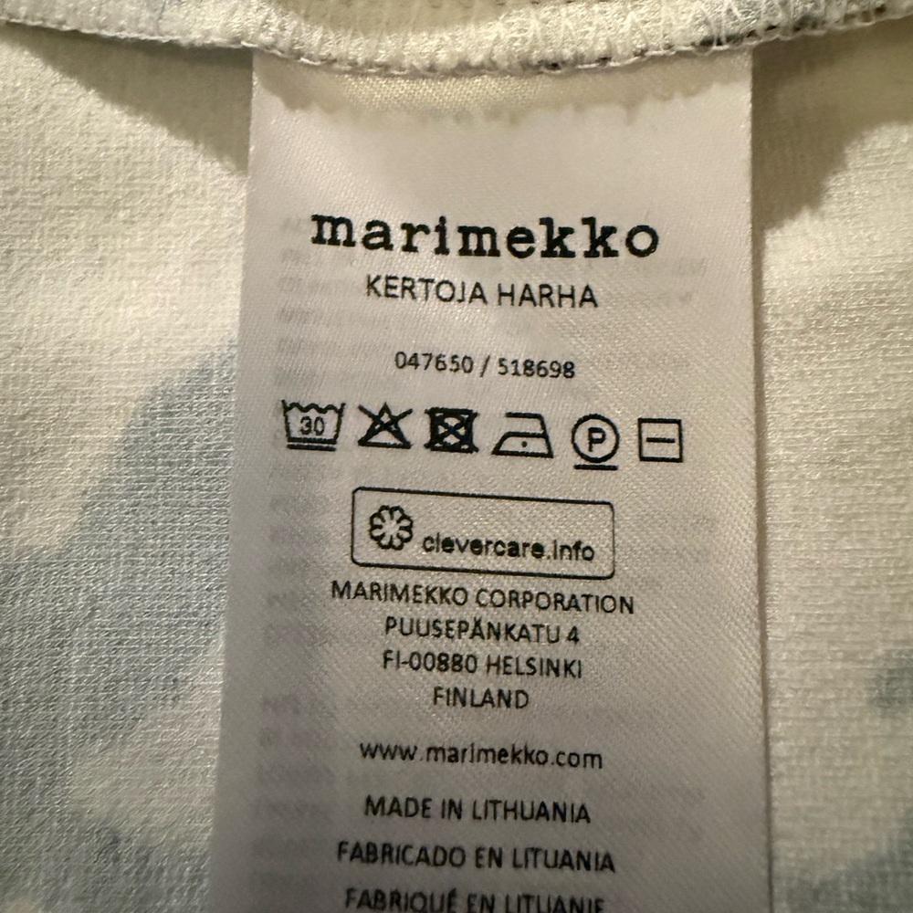 Marimekko size M black and white wrap sweater